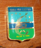 DISTINTIVO VETRIFICATO  Scuola Volo Elicotteri - AERONAUTICA MILITARE ITALIANA - Usato Vintage - Armée De L'air