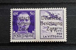 Zara Occupazione Tedesca 1943 C. 50 Propaganda Di Guerra Nuovo ** - Deutsche Bes.: Zara
