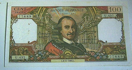 Billet France - 100 Francs - Corneille - L.6-11-1969.L. - 77889 - U.435 - TTB - Other - Europe