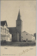 Tillet.   -   Marche   -    L'Eglise   -   Prachtige Kaart!   -   1900   Naar   Brugge - Sainte-Ode