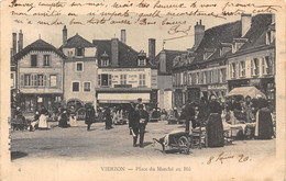 18-VIERZON- PLACE DU MARCHE AU BLE - Vierzon