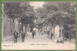 CPA Vue Rare - ALGERIE - SAÏDA - RUE DU 4 SEPTEMBRE - Belle Animation - Collection Idéale P.S. / 3 - Saida