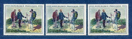 ⭐ France - Variété - YT N° 1363 - Couleurs - Pétouilles - Neuf Sans Charnière - 1962 ⭐ - Unused Stamps