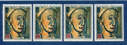 ⭐ France - Variété - YT N° 1673 - Couleurs - Pétouilles - Neuf Sans Charnière - 1971 ⭐ - Unused Stamps