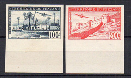 !!! FEZZAN, PA N°6/7 NON DENTELEES NEUVES * - Unused Stamps