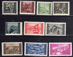 ISTRIA E LITORALE SLOVENO 1946 TIRATURA DI ZAGABRIA ISSUE SERIE COMPLETA COMPLETE SET MLH - Joegoslavische Bez.: Slovenische Kusten