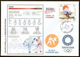 ARGELIA 2021 - Philatelic Cover - Karate Kumite Olympics Tokyo 2020 Olympische Olímpicos Olympic Martial Arts - COVID - Non Classificati