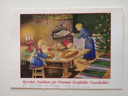 2004..FINLAND ...VINTAGE POSTCARD WITH STAMP.  Happy New Year!!!! - Selv-Adhesive Stamps - Finlande