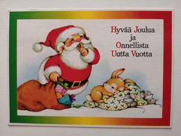 1994..FINLAND ...VINTAGE POSTCARD WITH STAMP.  Happy New Year!!!! - Selv-Adhesive Stamps - Finlande