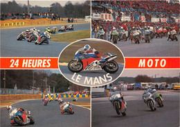 72-LE-MANS- 24 HEURES MOTO CIRCUIT BUGATTI -MULTIVUES - Le Mans