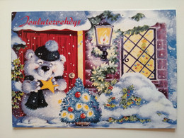 2000..FINLAND ...VINTAGE POSTCARD WITH STAMP.  Happy New Year!!!! - Selv-Adhesive Stamps - Finlande