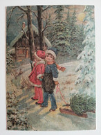 1998..FINLAND ...VINTAGE POSTCARD WITH STAMP.  Happy New Year!!!! - Selv-Adhesive Stamps - Finlande