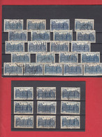 (JM11) Palais Du Luxembourg Timbres Variétés Couleur Bleu Y&T 760 - Oblitérés