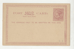 QV New Zealand Postal Stationery Postcard Unused B210901 - Postal Stationery