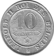 10 Centimes Léopold II Roi Des Belges- 1894 - 10 Cents