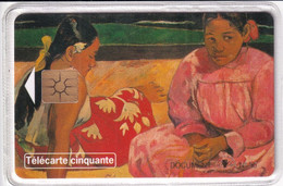 1999 - TELECARTE 50 T2G - TIRAGE 2600 EX. NEUVE - GAUGUIN "FEMMES DE TAHITI" - Schilderijen