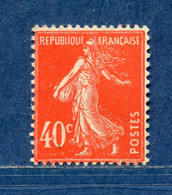 ⭐ France - Variété - YT N° 194 - Couleurs - Pétouilles - Impression Recto Verso - Neuf Avec Charnière - 1924 à 1926 ⭐ - Nuevos