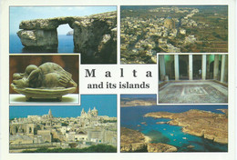 Malta Postcard Via Macedonia 2000,stamp : Music / Celebrations - Malte