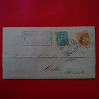 LETTRE GENOVA POUR CETTE HERAULT 1883 - Other & Unclassified