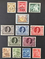 1943 Tag Der Briefmarke 828, 829,830, Geburtstag Hitler 844, 846, 847, 848, 849, Arbeitsdienst 850 - 853 - Usati