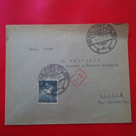 LETTRE GDYNIA POUR POZNAN 1938 - Lettres & Documents