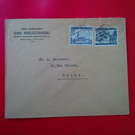 LETTRE WARSZAWA POUR TUNIS 1937 - Storia Postale