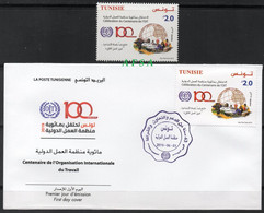 Tunisia 2019 -Centenary Of The International Labour Organization (1Value+FDC) - OIT