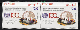 Tunisia 2019 -Centenary Of The International Labour Organization (Pair) - ILO