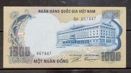 South Viet Nam Vietnam 1000 1,000 Dong UNC Banknote Note 1972 - Pick # 34 / 02 Photos - Vietnam