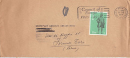 IRLANDA - BAILE ATAHA CLIATH - BUSTA VIAGGIATA PER FORNOVO TARO (PARMA) - ITALIA - Cartas & Documentos