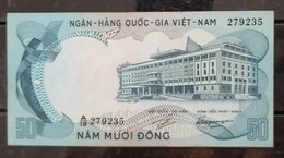 South Viet Nam Vietnam 50 Dong UNC Horse Banknote Note 1972 - Pick # 30 / 02 Photos - Vietnam