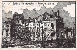 Schloss Hollebecke Im Kriege 1914-15 - Hollebeke - Ieper