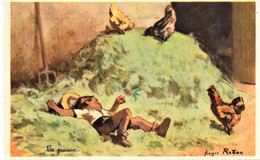 581 - Carte Illustrateur  REDON  (genre G.Bouret)  - éditée Pour Les Colonies De Vacances...- 1939 -   N° 3 - Redon
