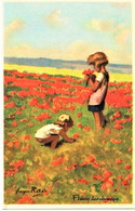 587 -  REDON  (genre G.Bouret)  -  Fleurs Des Champs  -  éditée Pour Les Colonies De Vacances...- 1939 -   N° 9 - Redon