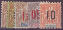 Nouvelle Calédonie - YT N° 105 à 109 ** - Neuf Sans Charnière - Unused Stamps