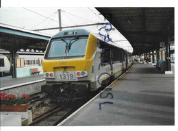 SNCB/ NMBS. L'automotrice 1319 En Bout De Quai Voie 6 - Treni