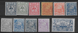 Nouvelle Calédonie - YT N° 114 à 125 ** Sans Le 118 - Neuf Sans Charnière - Unused Stamps