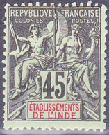 ⭐ Inde - YT N° 18 ** - Neuf Sans Charnière - 1900 / 1907 ⭐ - Unused Stamps
