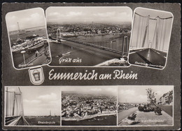 D-46446 Emmerich Am Rhein - Alte Ansichten - Rheinbrücke - Lastkahn - Emmerich