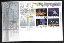 Finland - 1993 Opera And Ballet Miniature Sheet FDC - Briefe U. Dokumente