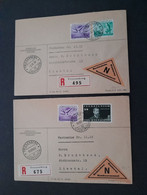 Liechtenstein 1939 à 1994: Lot De 16 Lettres - Lotti/Collezioni