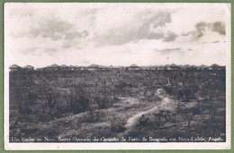 CPA Type Carte Photo - ANGOLA - NOVA-LISBÔA - Um Trecho No Novo Bairro Operario Do Caminho De Ferro De Benguela - Angola