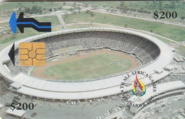 Zimbabwe, ZIM-06, $200, 6th All Africa Games - Stadium, 2 Scans. - Zimbabwe