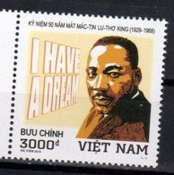 VIETNAM, 2018, MNH, MARTIN LUTHER KING ,1v - Martin Luther King