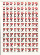 RUS 1992-,definitive Overprint, RUSSIA, Sheet, MNH - Volledige Vellen