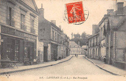 Langeais       37         Rue  Principale. Café Du Commerce       N° 818     (voir Scan) - Langeais