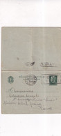 ITALIA REGNO - BIGLIETTO POSTALE VIAGGIATO -- 1939- - Stamped Stationery