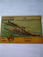 Rowing.remo.eucalol SOAP Cromo No Postcard.one Of The 1st.better Condition.series7 Number Six The Second Edition. - Canottaggio