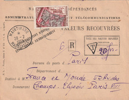 MADAGASCAR VALEURS RECOUVREES MAINTIRANO 1955 - Other & Unclassified