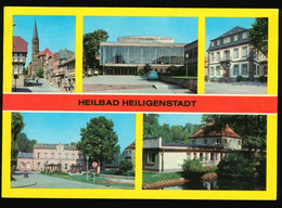 DDR Mehrbild Foto AK Um 1980, Heilbad Heiligenstadt U.a. Mit Kreiskulturhaus Dr. Theodor Neubauer, Bahnhof - Heiligenstadt